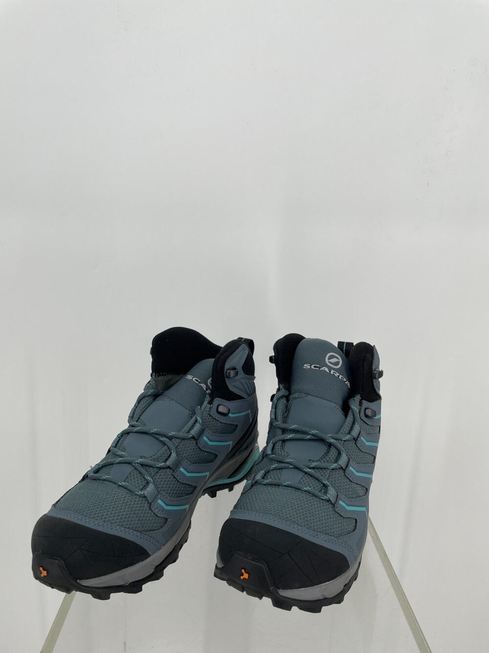 Scarpa Womens Maverick Mid Gore-Tex Hiking Shoes 8.5M Blue Waterproof 63090-202